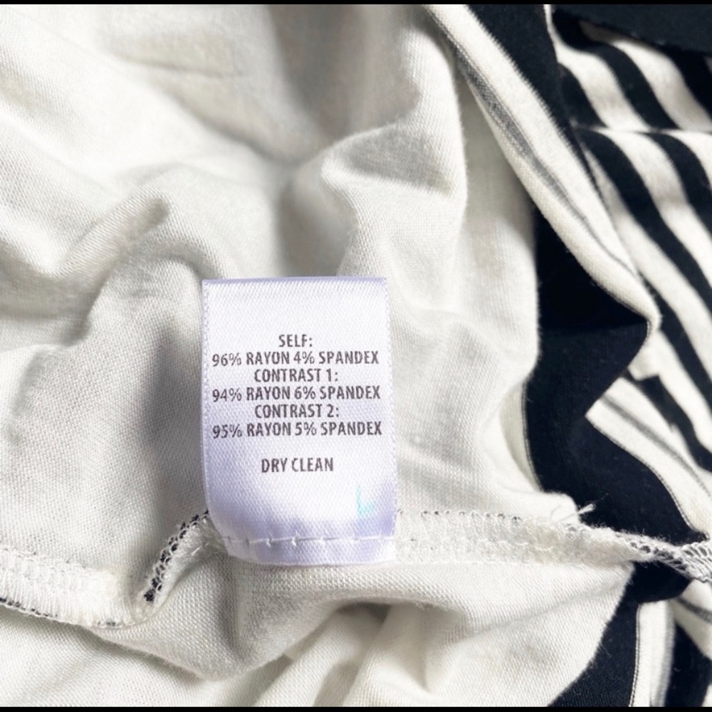NWT Anthropologie Bailey B/W Striped Bodycon Dress - Picture 8 of 8